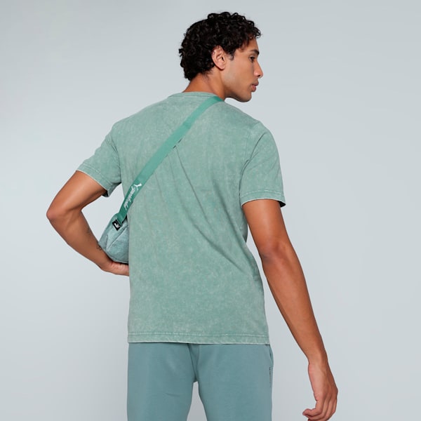 Class Washed Men's Tee, Green Moon, extralarge-IND