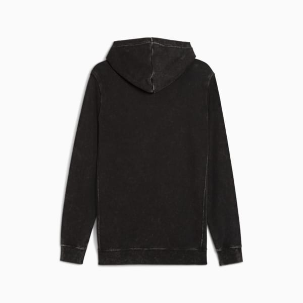 PUMA Class Men's Washed Hoodie, PUMA Black, extralarge