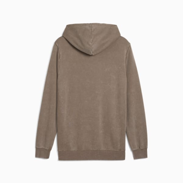 PUMA Class Men's Washed Hoodie, Totally Taupe, extralarge
