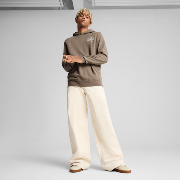 PUMA Class Men's Washed Hoodie, Totally Taupe, extralarge