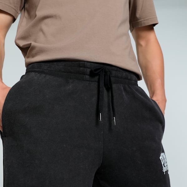 Class Washed Men's Sweatpants, PUMA Black, extralarge-IND