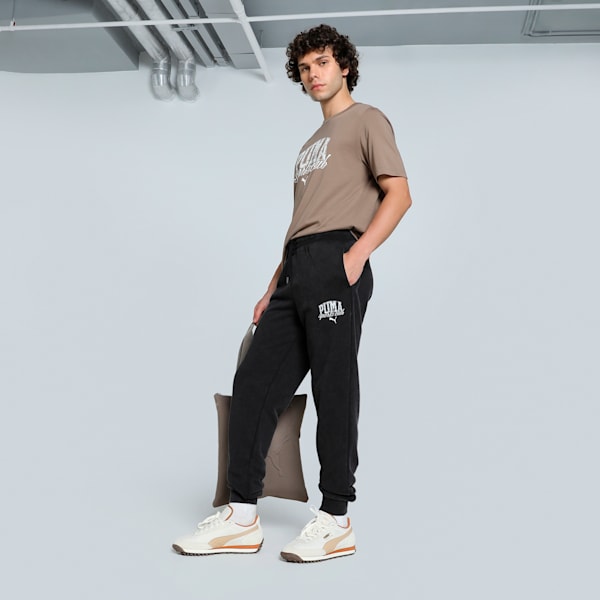 Class Washed Men's Sweatpants, PUMA Black, extralarge-IND