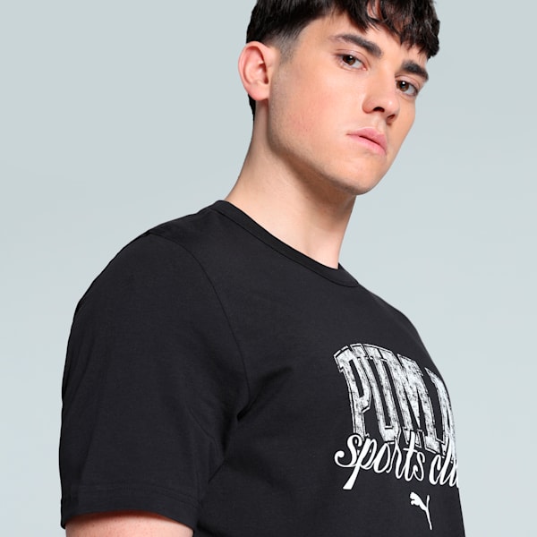 Class Men's Graphic Tee, PUMA Black, extralarge-IND