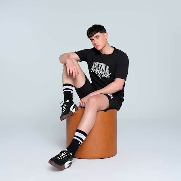 Class Men's Graphic Tee, PUMA Black, extralarge-IND