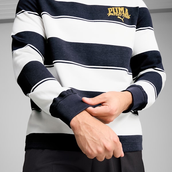 Puma Men s Class Striped Crew Men Blue XXLarge