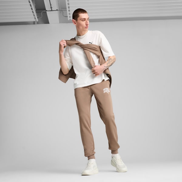 PUMA Class Men's Sweatpants, Totally Taupe, extralarge