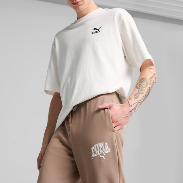 PUMA Class Men's Sweatpants, Totally Taupe, extralarge
