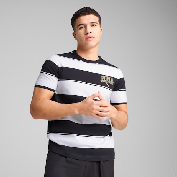 Class Men's Striped Tee, New Navy, extralarge-IND