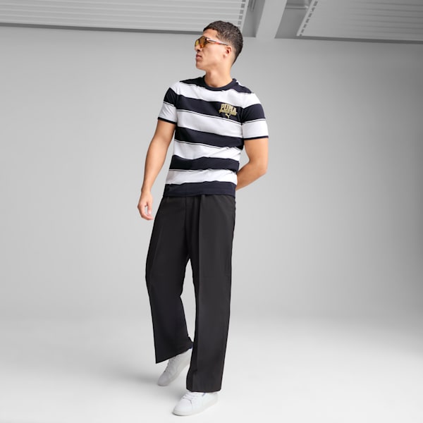 Class Men's Striped Tee, New Navy, extralarge-IND