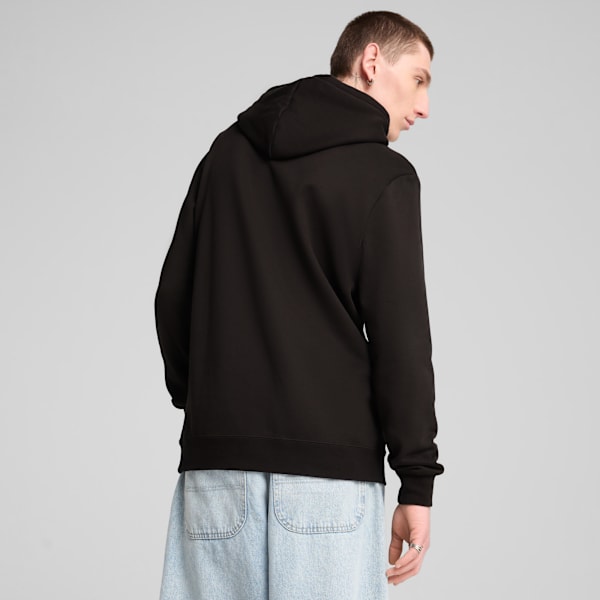 Essentials Logo Lab Men's Hoodie, PUMA Black, extralarge
