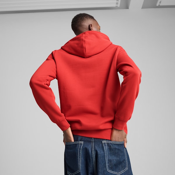 Essentials Logo Lab Men's Hoodie, Red Fire, extralarge
