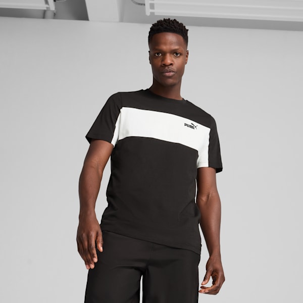 Playera Essentials para hombre, PUMA Black, extralarge