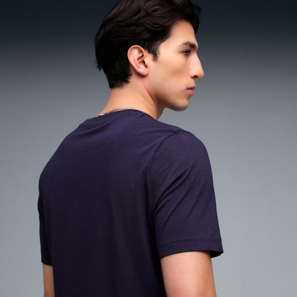 Colorblock Men's Tee, New Navy, extralarge-IND