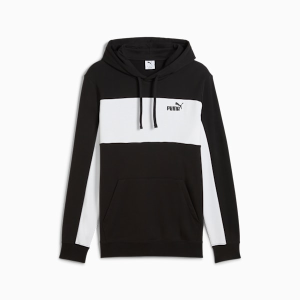 Sudadera Essentials Block para hombre, PUMA Black, extralarge