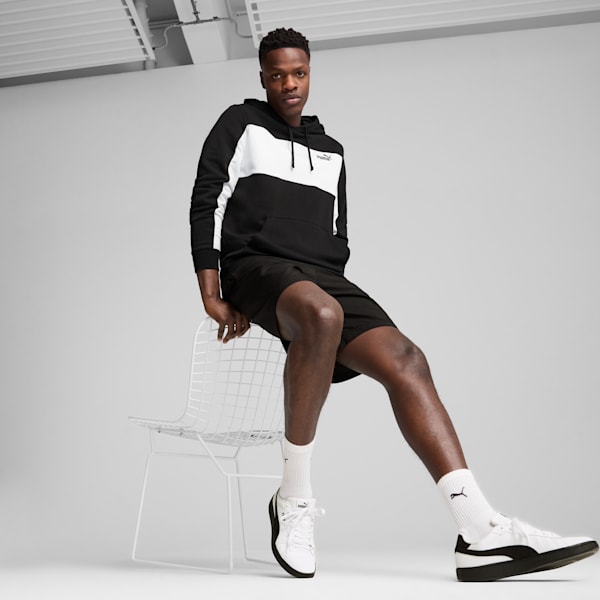 Sudadera con capucha para hombre Essentials Block, PUMA Black, extralarge