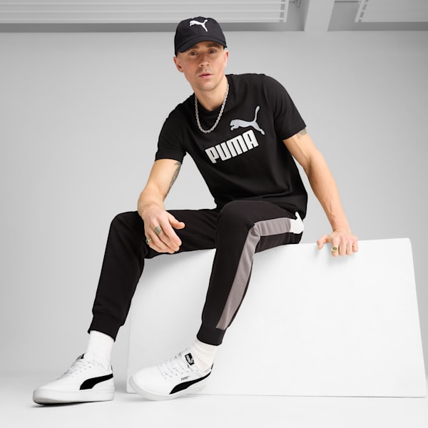 Essentials Block Sweatpants Men, PUMA Black, extralarge