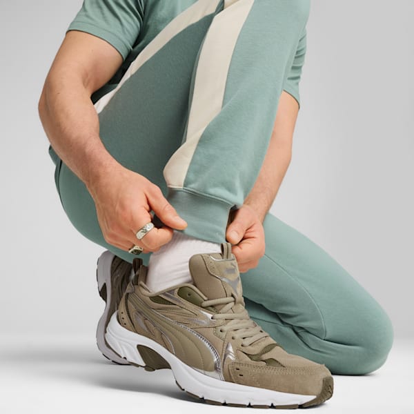 Essentials Block Sweatpants Men, Green Moon, extralarge