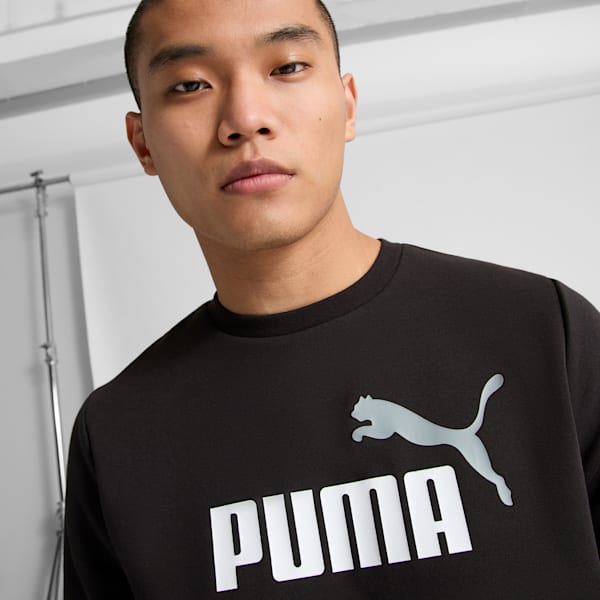 Sudadera Essentials+ 2 Colour No. 1 Logo para hombre, PUMA Black, extralarge