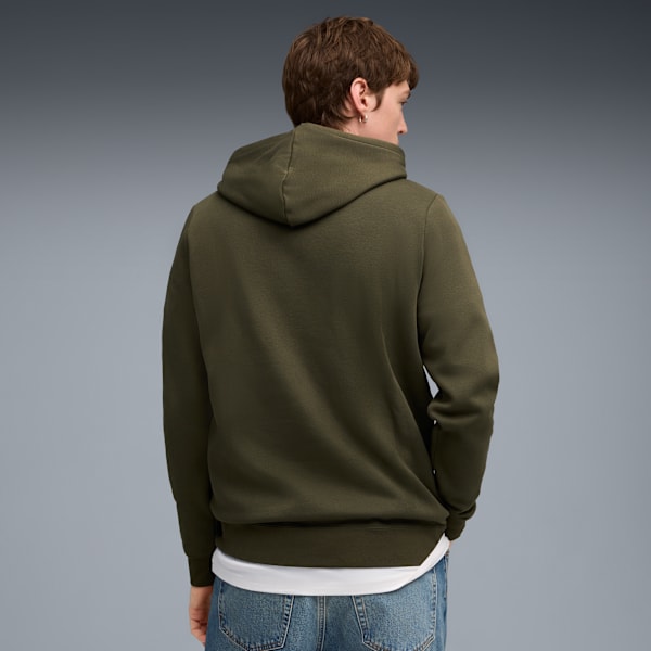 Essentials 2 Colour No. 1 Logo Hoodie Men, Dark Olive, extralarge