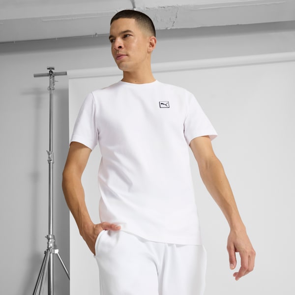 Essentials Elevated Men's Tee, PUMA White, extralarge