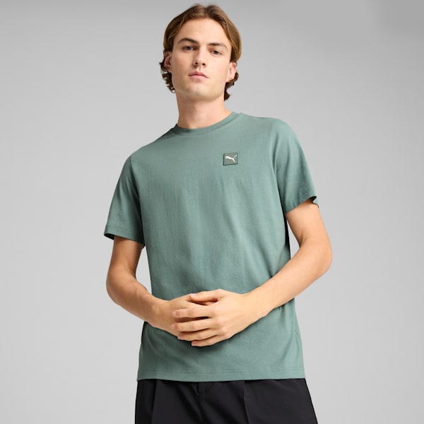 Playera Essentials Elevated para hombre, Green Moon, extralarge