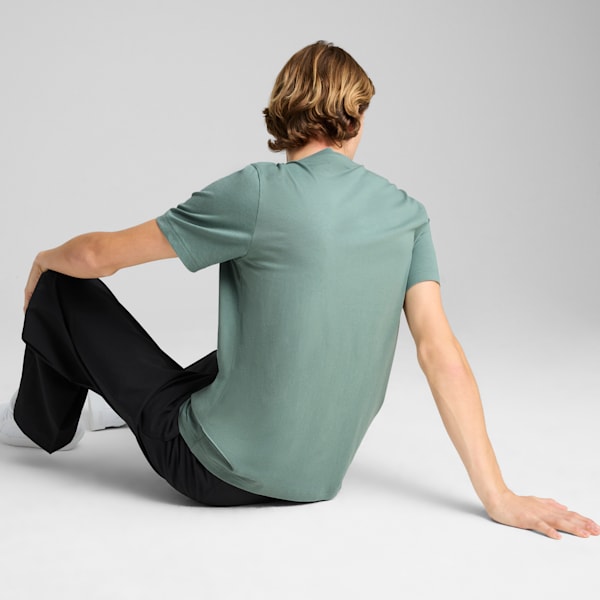 Essentials Elevated Men's Tee, Green Moon, extralarge