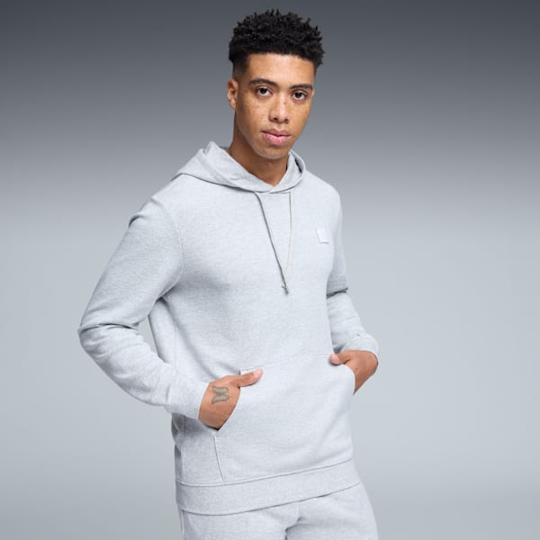 Essentials Elevated Men's Hoodie, Light Gray Heather, extralarge