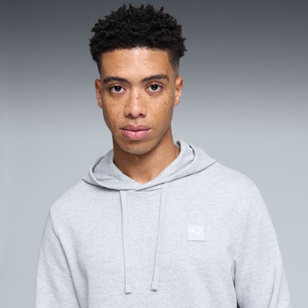 Essentials Elevated Men's Hoodie, Light Gray Heather, extralarge