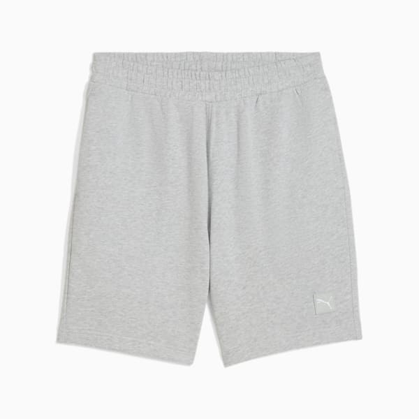 Shorts Essentials Elevated 22cm para hombre, Light Gray Heather, extralarge