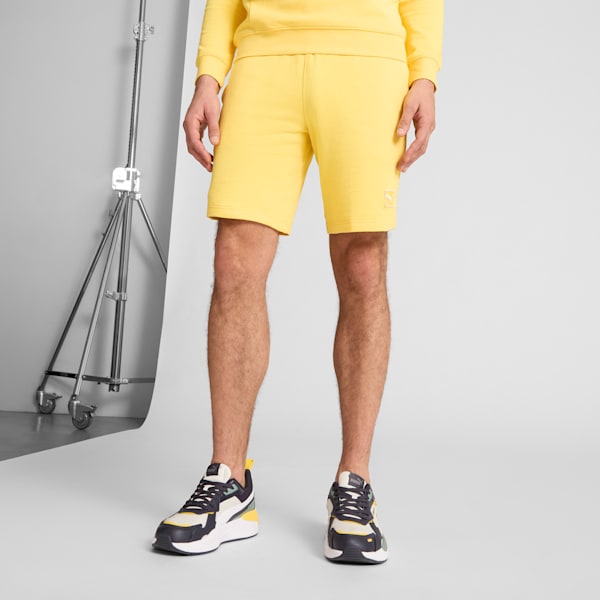 Shorts Essentials Elevated 22cm para hombre, Sunny Yellow, extralarge