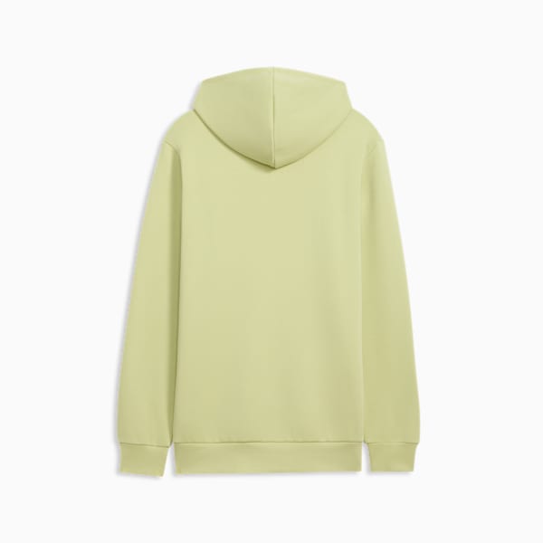 Sudadera con capucha y cierre completo Tonal Graphic para hombre, Pistachio Green, extralarge