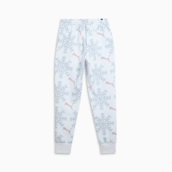 ESS+ Logo Lab Winter Snowflake Sweatpants, Silver Mist, extralarge