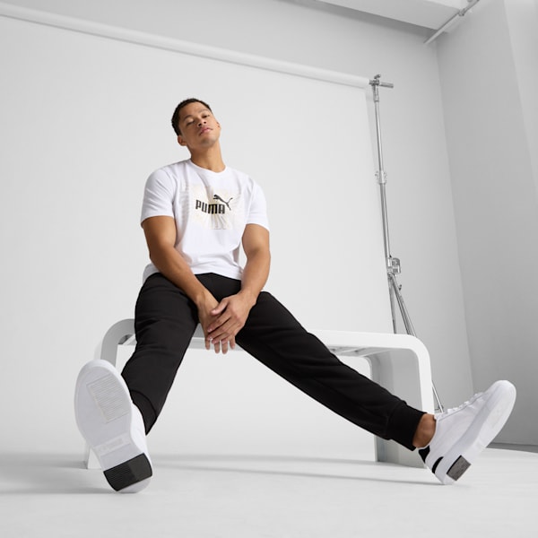 T-shirt avec motif graphique Homme, PUMA White, extralarge