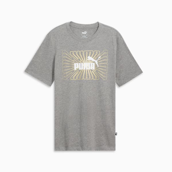 T-shirt avec motif graphique Homme, Medium Gray Heather, extralarge