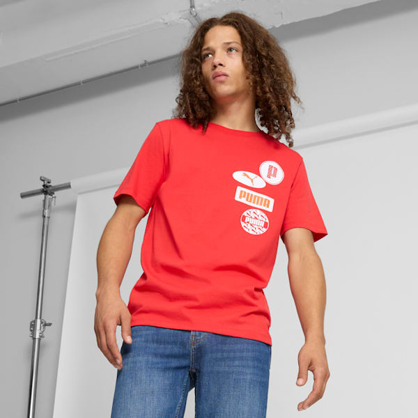 Graphics Icon Men's Tee, For All Time Red, extralarge