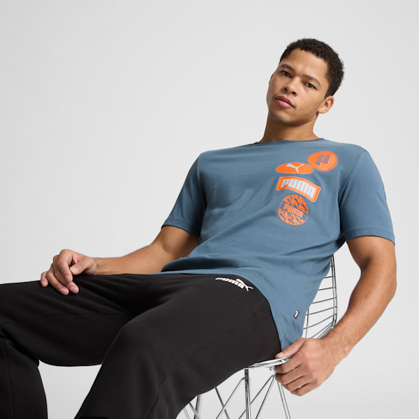 Graphics Icon Men's Tee, Gray Skies, extralarge