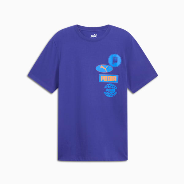 Graphics Icon Men's Tee, Lapis Lazuli, extralarge