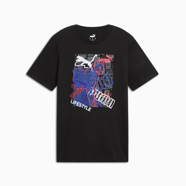 Graphics Photoprint Men's Tee, PUMA Black, extralarge