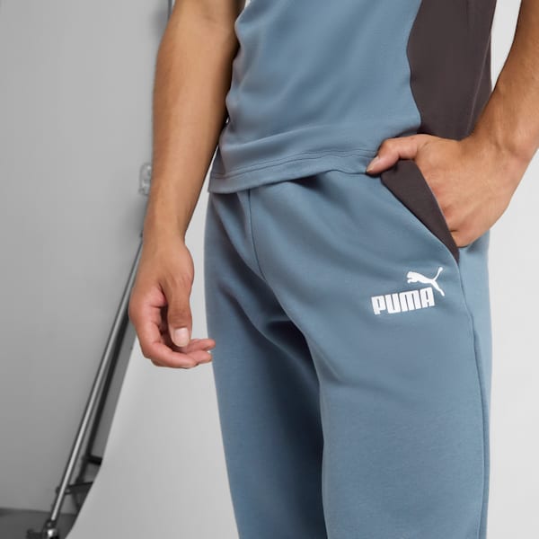 PUMA Power Men's Colorblock Pants, Gray Skies, extralarge
