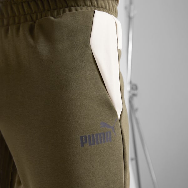 Pants para hombre PUMA POWER Colorblock, Dark Olive, extralarge