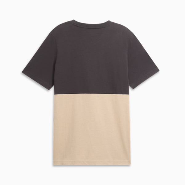 PUMA Power Men's Colorblock Tee, PUMA Black, extralarge