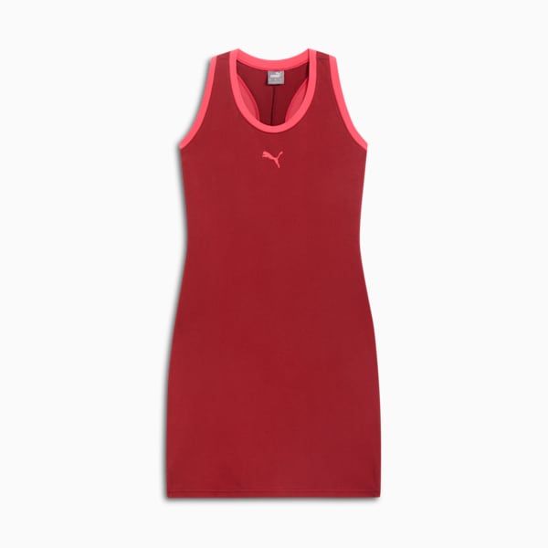 HER Sleeveless Women's Dress, Intense Red, extralarge
