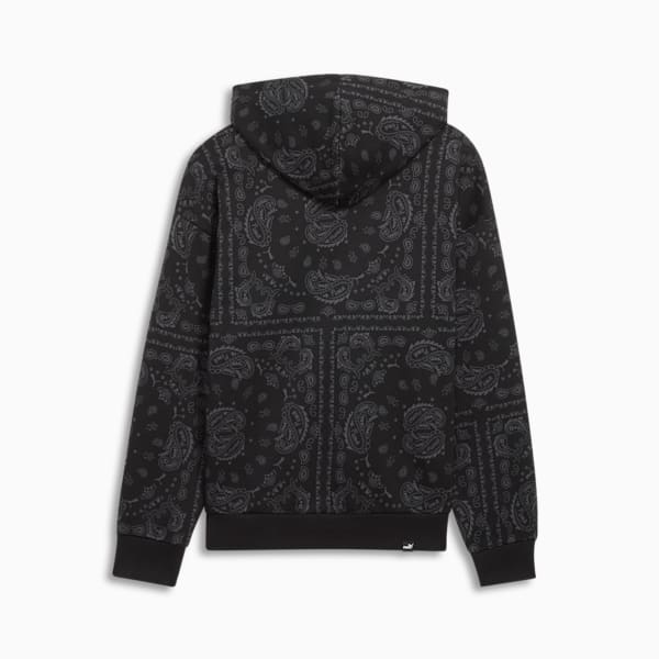 Sudadera con capucha ESS+ Paisley AOP para mujer, PUMA Black, extralarge