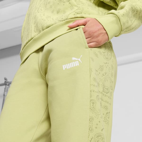 Pants ESS+ Paisley AOP para mujer, Pistachio, extralarge