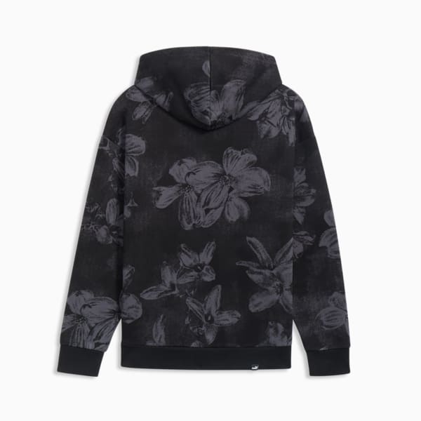 Chandail à capuchon ESS+ Floral AOP Femme, PUMA Black, extralarge