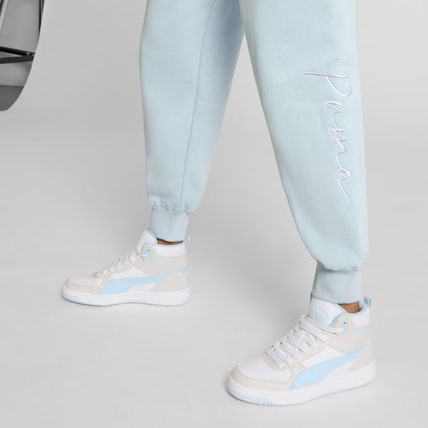 Script Logo Women's Sweatpants, Frosted Dew, extralarge