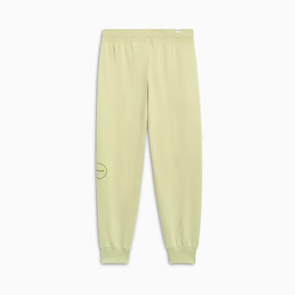 Pantalon de sport à logo Script Femme, Pistachio Green, extralarge