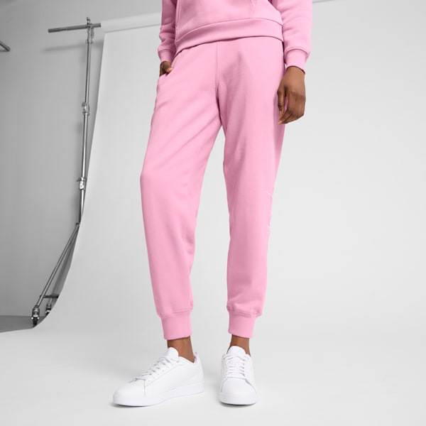 Script Logo Women's Sweatpants, Mauved Out, extralarge