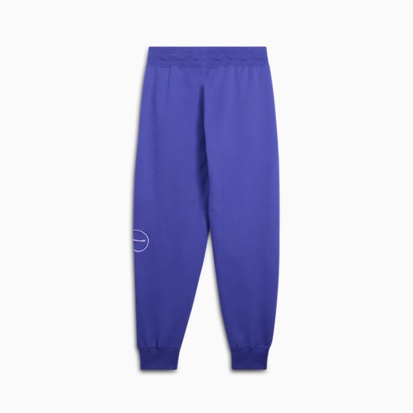 Pantalon de sport à logo Script Femme, Lapis Lazuli, extralarge