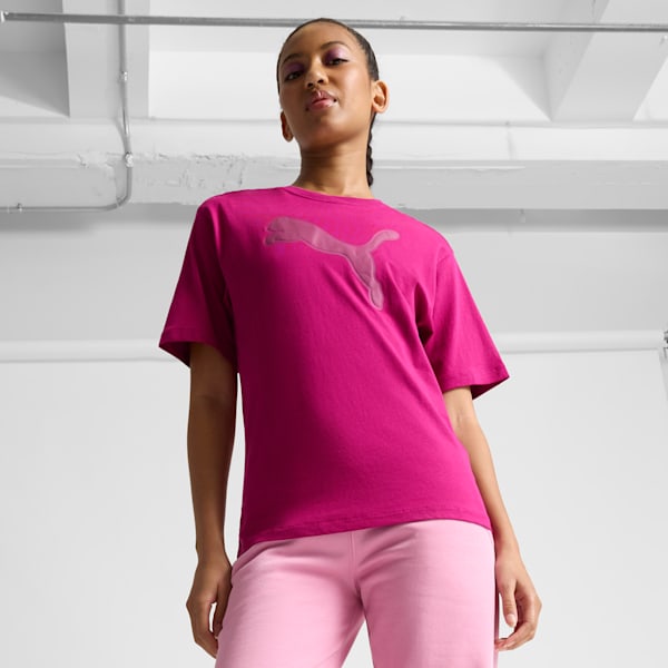 HER Women's Tee, Magenta Gleam, extralarge